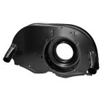 Fan shroud with air ducts and 